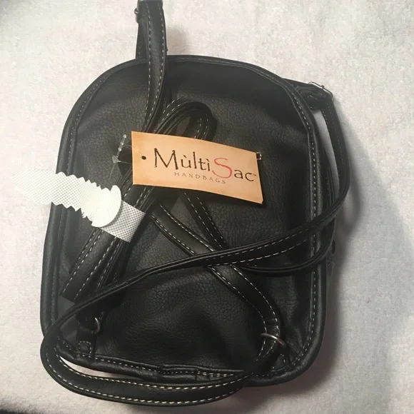 2X host pick๐๐SALE!! NWT Multi Sac Black Handbag - Picture 2 of 6